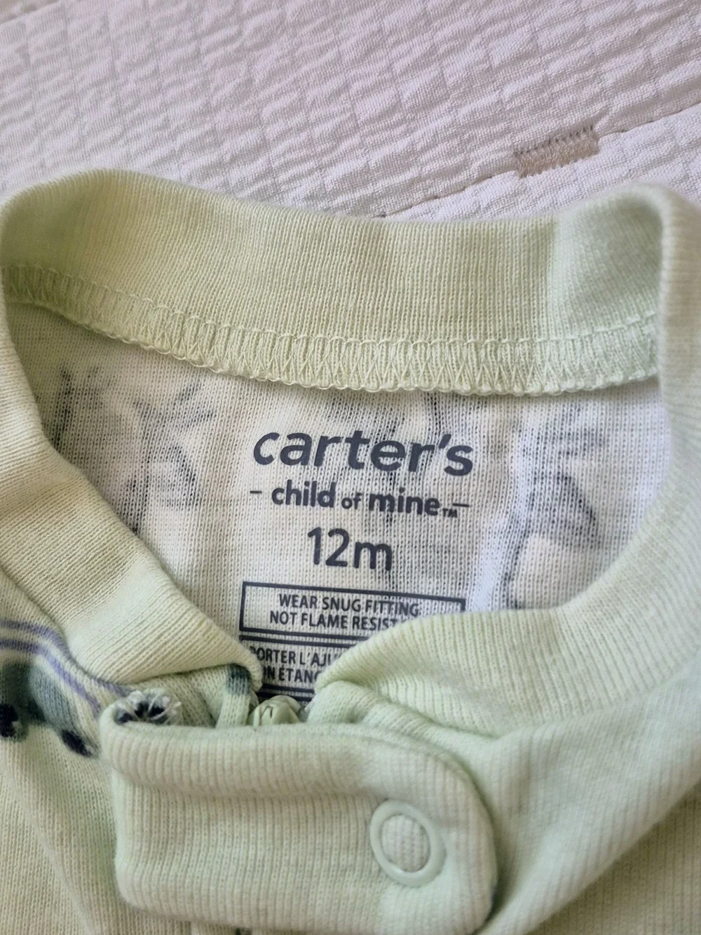 2 For 1 Baby Print Footed Pajamas